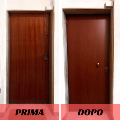 PRIMA E DOPO PORTE BLINDATE a TRIESTE PRIMA E DOPO PORTE BLINDATE a TRIESTE