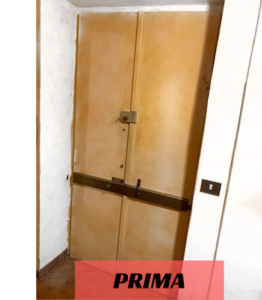 Porte blindate prima e dopo