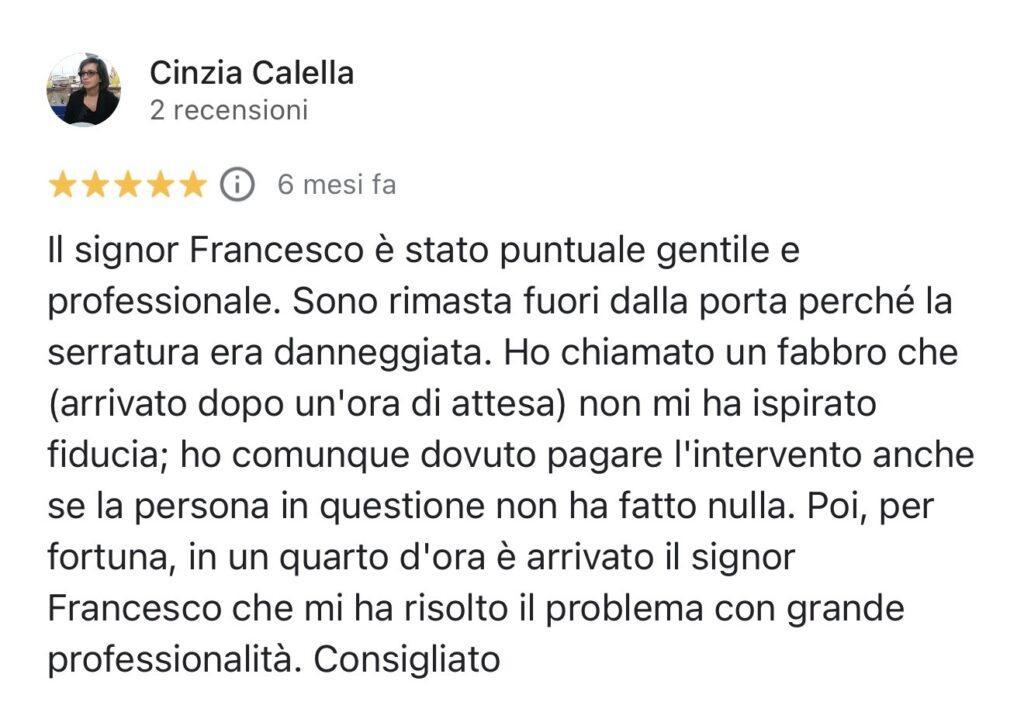 Recensione sul pronto intervento fabbro a Trieste: intervento rapido e professionale per serratura danneggiata